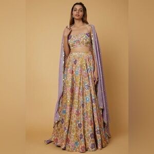 Floral Designer Lehenga Set